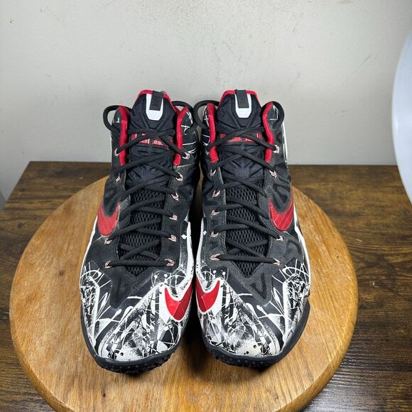 Nike LeBron XI 11 Graffiti Multicolored Red 616175-100 Rare Shoe Men's Size 9.5 - Picture 2 of 8